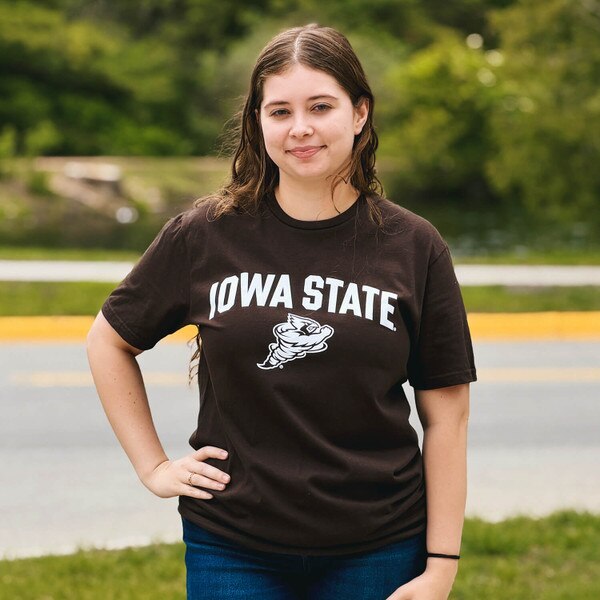 College House Punching Cy Brown Short Sleeve T-Shirt